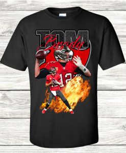 Tom Brady Tampa Bay Buccaneers NFL Quarterback T Shirts