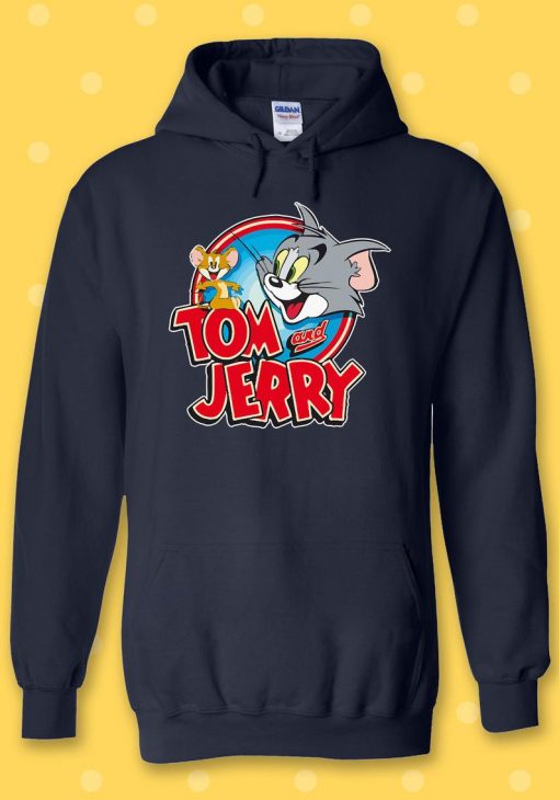 Tom and Jerry Cartoon Cat and Mouse Hoodie