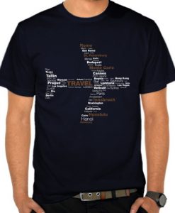 Travel Typography T shirt