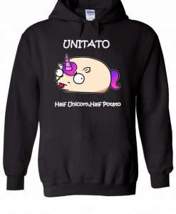 Unitato Half Unicorn Potato Funny Men Women Unisex Top Hoodie