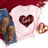 Valentines Day Plaid Heart Shirt