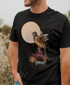 cute bird illustration t shirts