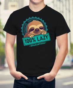 100% Lazy Guaranteed Seal T-Shirt