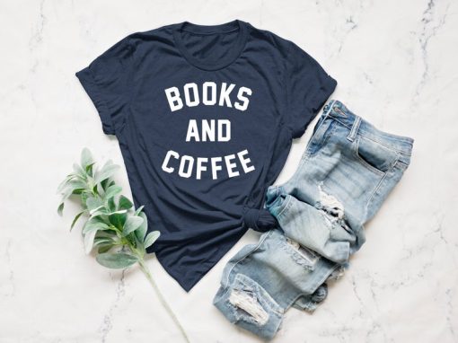 Books and Coffee T-shirt