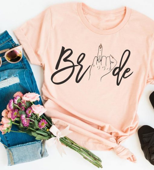 Bride Engaged Finger Shirt