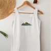 Cartoon Drawn Mountains Tank Top