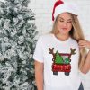 Christmas Truck Reindeer antlers Shirt