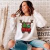 Christmas Truck Reindeer Antlers Sweatshirt