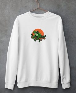 Frog On A Branch Sweatshirt