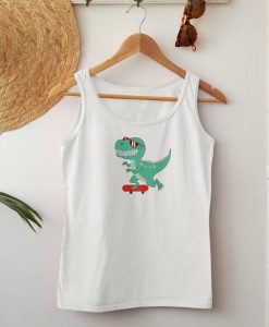 Fun Dinosaur Rex On A Skateboard Sweatshirt