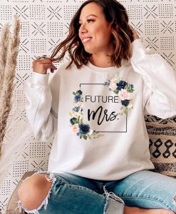 Future Mrs. Floral Square Sweatshirt
