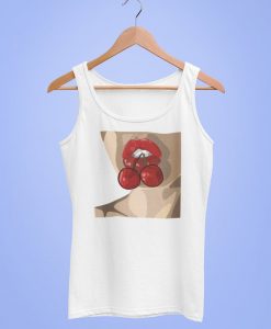 Girl Lips Cherry Tank Top