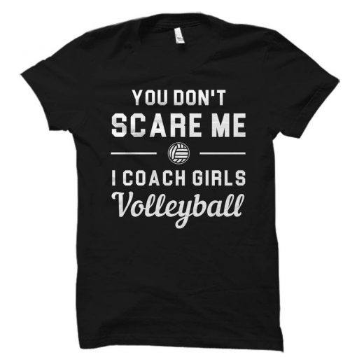 Girls Volleyball Coach Shirt