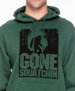 Gone squatchin unisex pullover hoodie