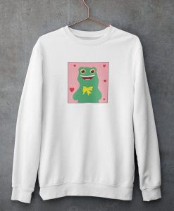 Heart Meme Frog Sweatshirt