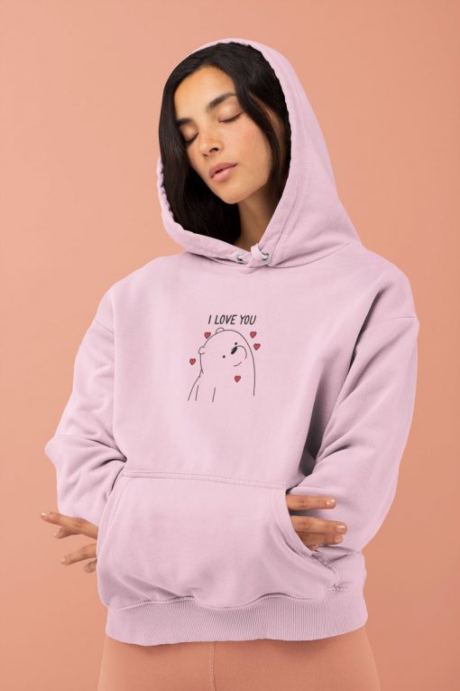 I Love You Polar Bear Hoodie