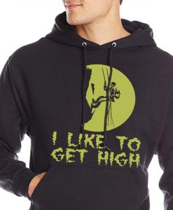 I like to get high unisex pullover hoodie