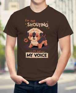 I'm not shouting it's just MY VOICE T-Shirt