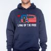 Land of the free unisex pullover hoodie