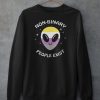 Non Binary People Exist Alien Sweatshirt