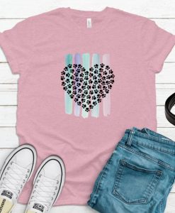 Paw Heart Women's Tshirt