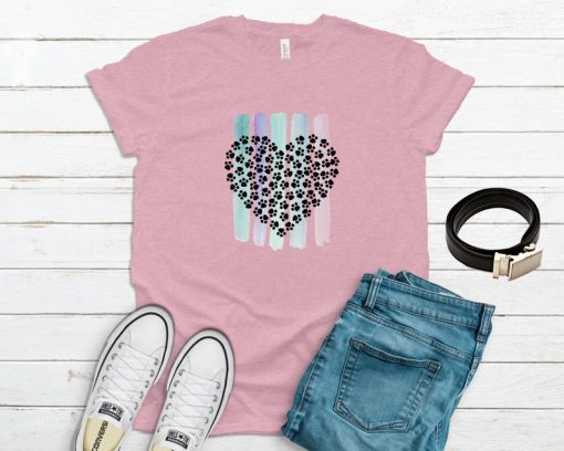 Paw Heart Women's Tshirt