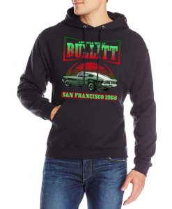 Steve mcqueen american classic muscle car Bullitt unisex pullover hoodies