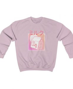 Strawberry Milk Box Sweatshirt