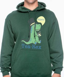 Tea-rex unisex pullover hoodie