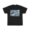 The Great Wave off Kanagawa Starry Night Collage Shirt