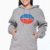 USA Lips unisex pullover hoodie