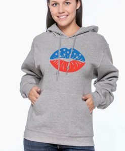 USA Lips unisex pullover hoodie