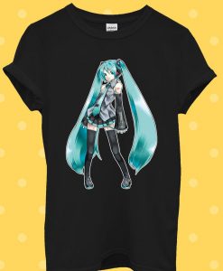 Vocaloid Miku Hatsune Anime Manga T Shirt