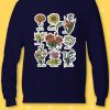 Wildflowers Marigold Sunflower Tulip Jasmine Sweatshirt