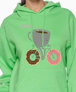 coffe and donut unisex pullover hoodie