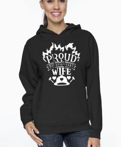 firefighter wife unisex pullover hoodie