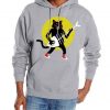 fish cat funny unisex pullover hoodie