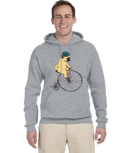 pug ride unisex pullover hoodie