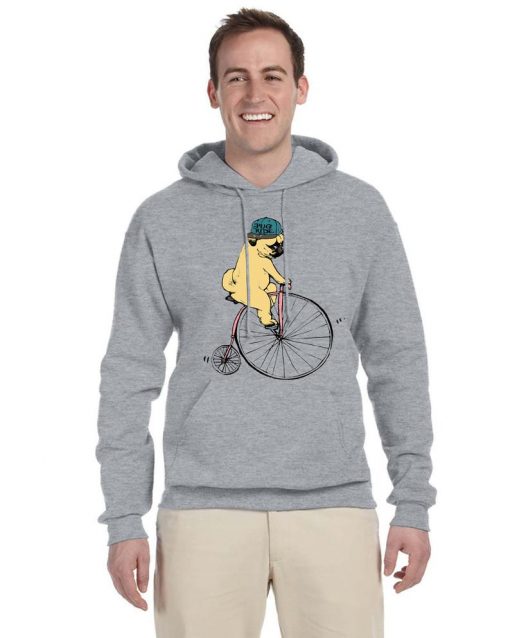 pug ride unisex pullover hoodie