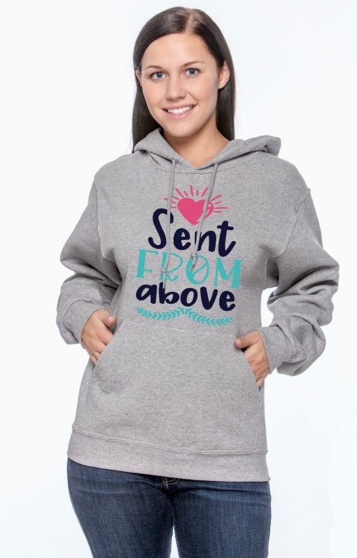 sent from above unisex pullover hoodie