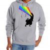 technicolor trex unisex pullover hoodie