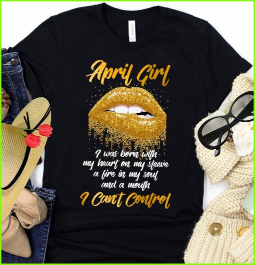 April Girl Birthday t-shirt