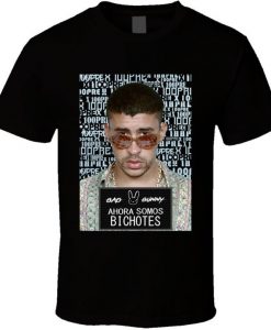 Bad Bunny X 100pre Bichotes Reggaeton Regueton Trap T Shirt