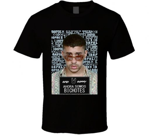 Bad Bunny X 100pre Bichotes Reggaeton Regueton Trap T Shirt