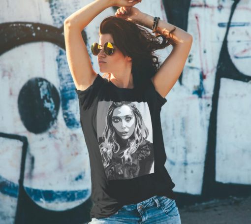 Elizabeth Olsen Wandavision, Unisex T-Shirt