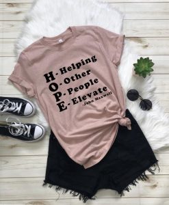 Helping Other People Elevate unisex Shirt