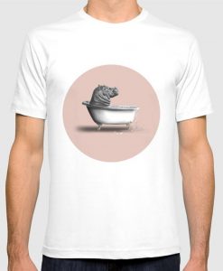 Hippo In Bath T-shirt