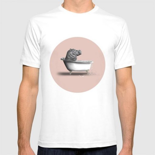 Hippo In Bath T-shirt