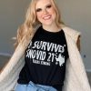 I survived Snovid '21 Graphic Tee T-shirt