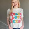 Peace Love and Texas T-shirt